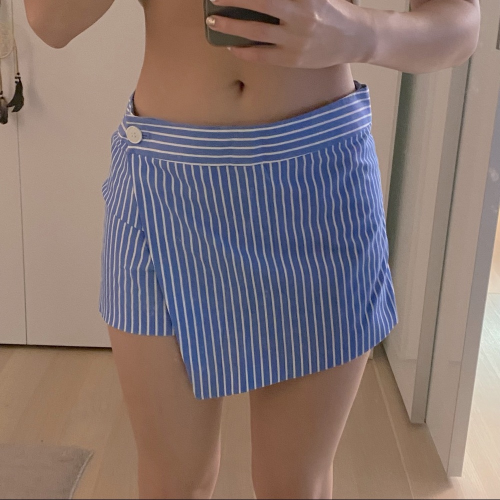 Club Monaco Pinstripe Skort